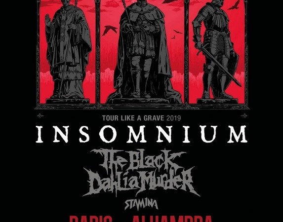 Insomnium + The Black Dahlia Murder + Stam1na – Alhambra – Paris – 12/11/2019