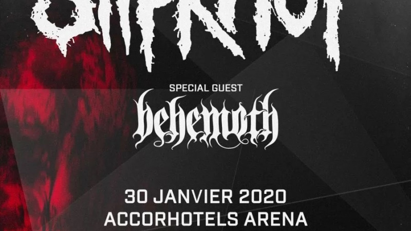 Slipknot + Behemoth – AccorHotels Arena – Paris – 30/01/2020