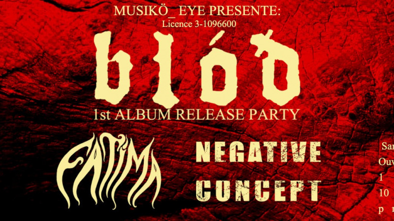 Blóð + Negative Concept + Fátima – Le Klub – 18/01/2020